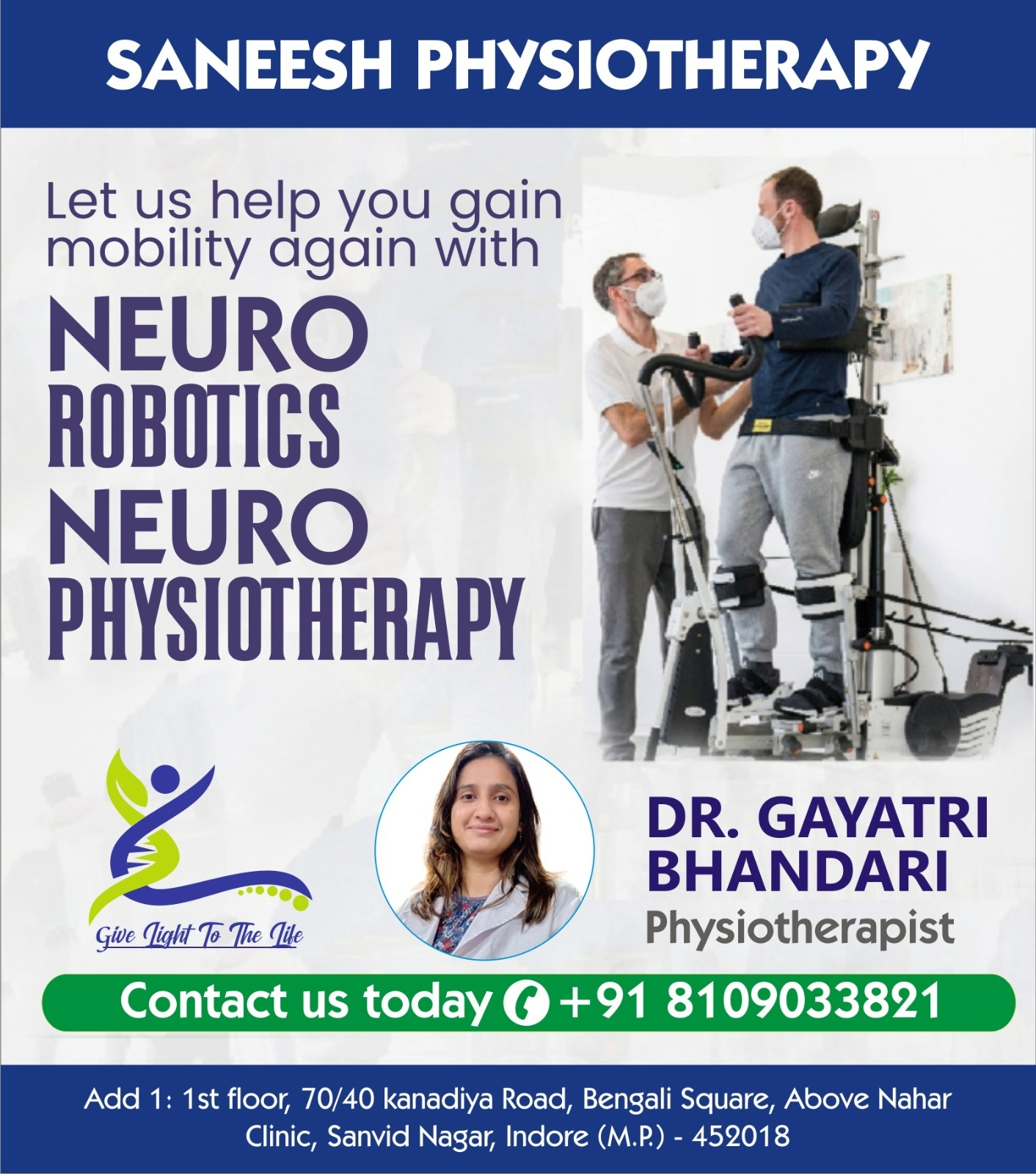 Neuro Robotics Physiotherapy in Indore